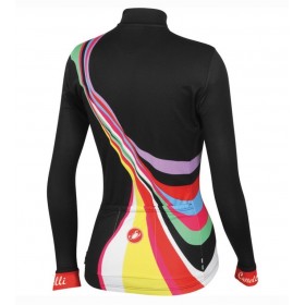 Maillot Cyclisme 2016 Castelli Viva Femme Manches Longues N001